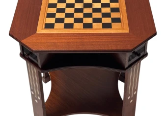 Vienna Secession Chess Table or Game Table, 1900s